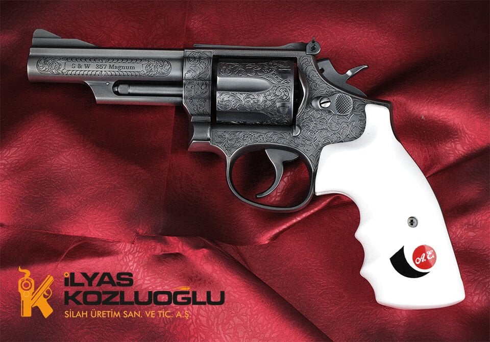 Smith Wesson 357 Titanyum Kaplama Gravür