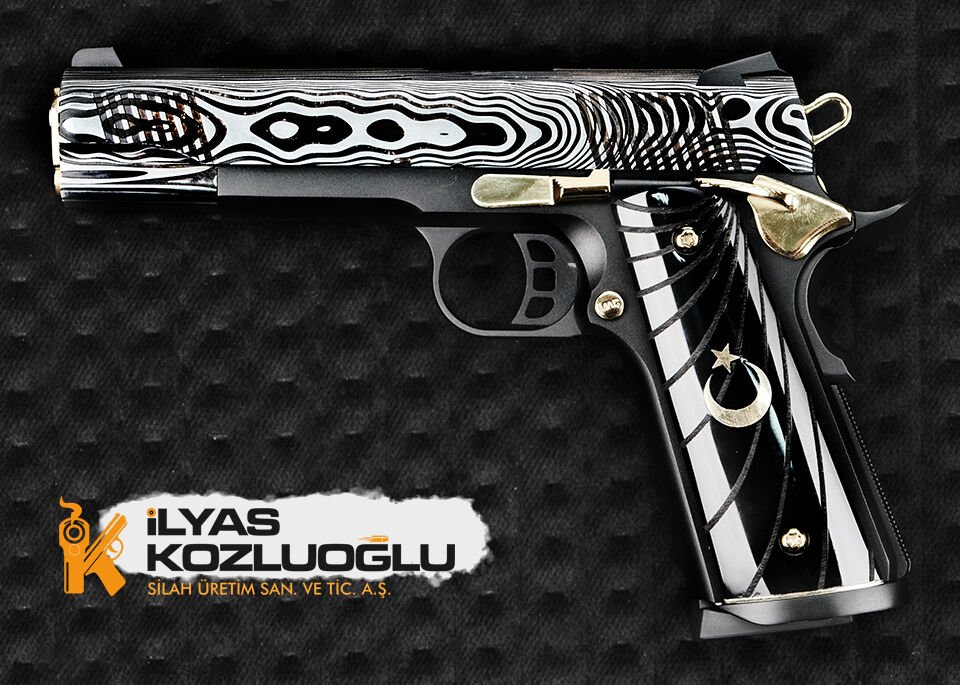 Tisaş ZIG M1911 Damascus Desen Gravür & Titanyum Kaplama | İlyas