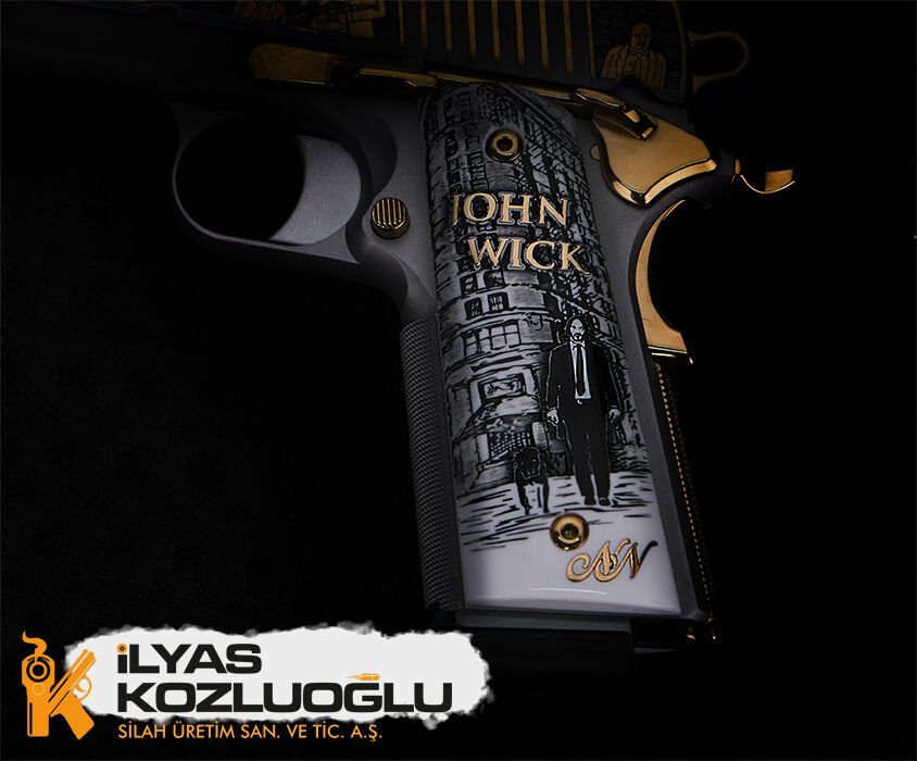 SIG SAUER 1911 - JOHN WICK Gravür - Füme Kaplama